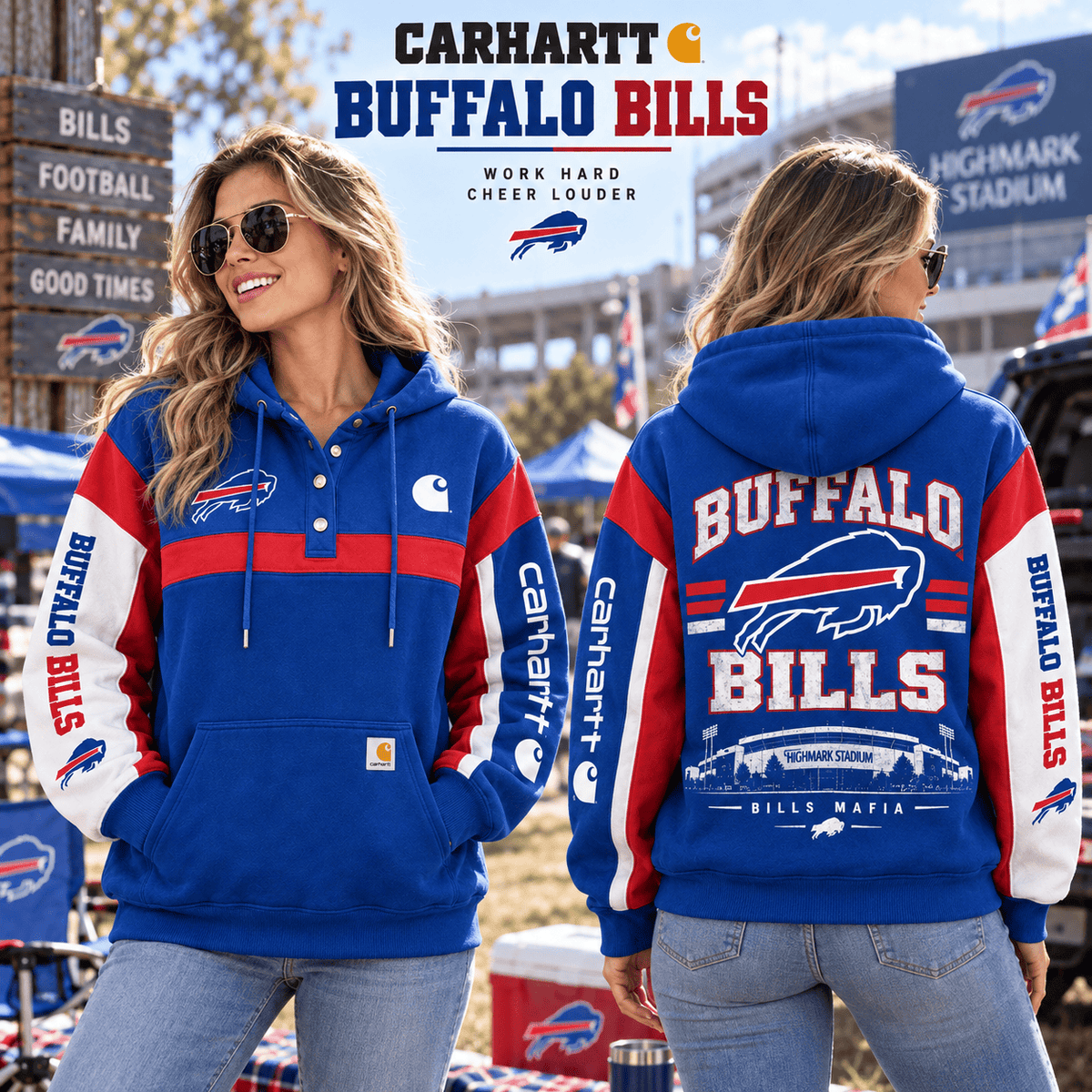 PREMIUM BFBL HOODIE COLOR BLOCK TTNL