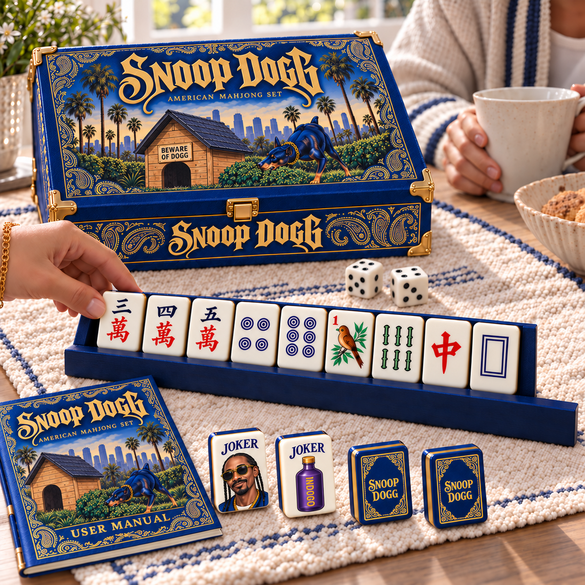 Premium SND Mahjong Tiles Set TTMH