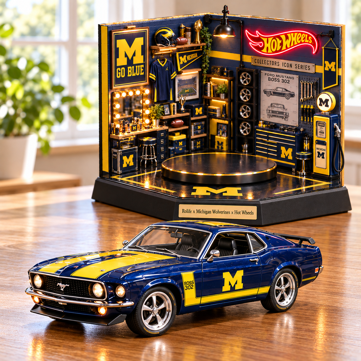 MWR Collectible Car Garage Diorama PNPA