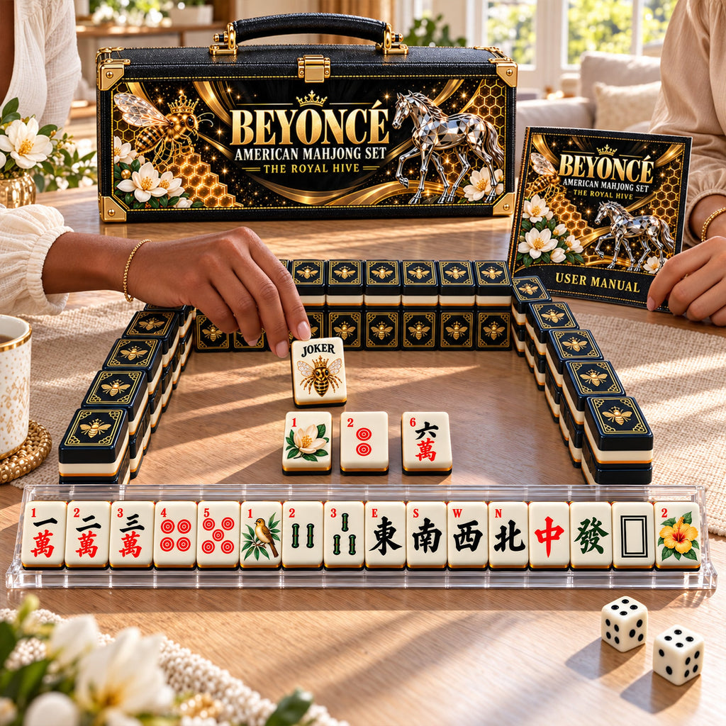 Premium BYC Mahjong Tiles Set PVNA