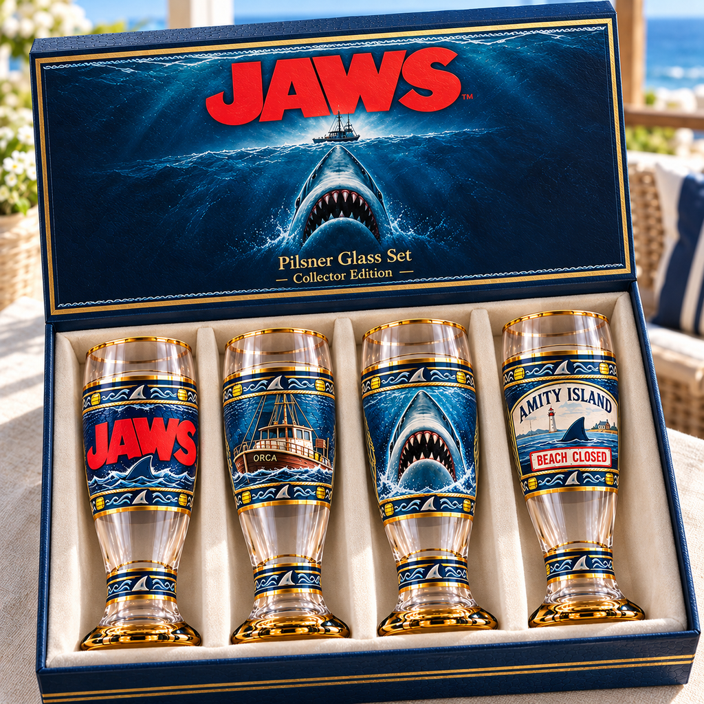 Premium JAWS Heritage Glass Gift Set HQH