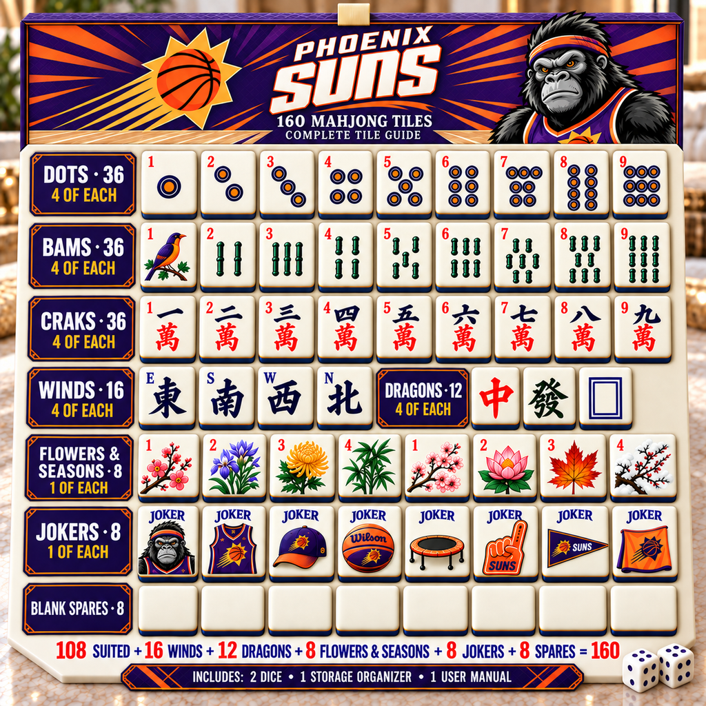Premium PNS Mahjong Tiles Set TTMH