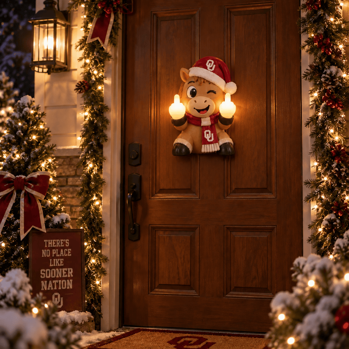 OSN Premium Christmas Middle Finger Character Light NTTB