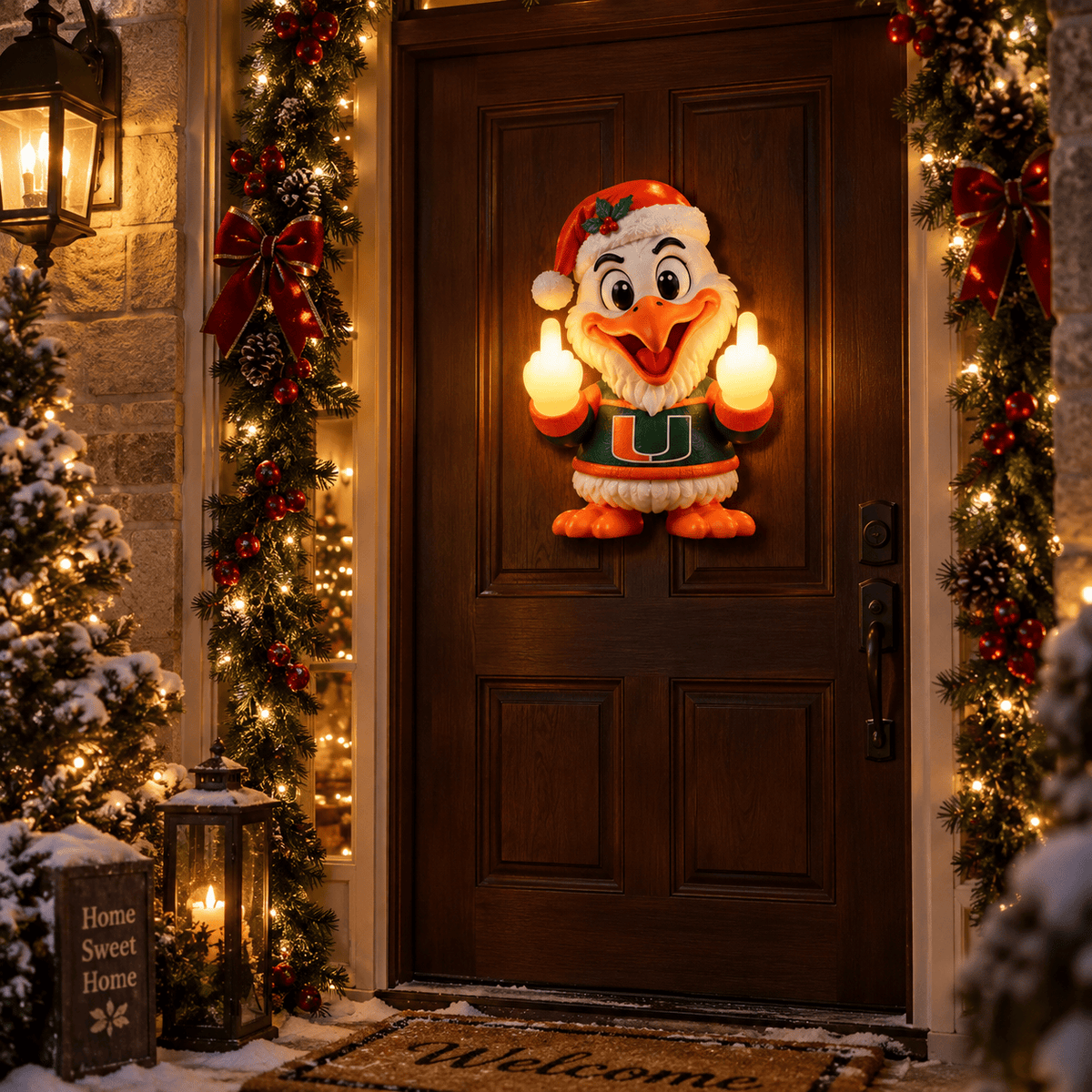 MHC Premium Christmas Middle Finger Character Light NTTB