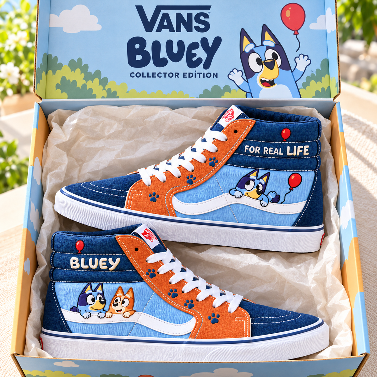 PREMIUM BLU Heritage High-Top Sneakers HQH