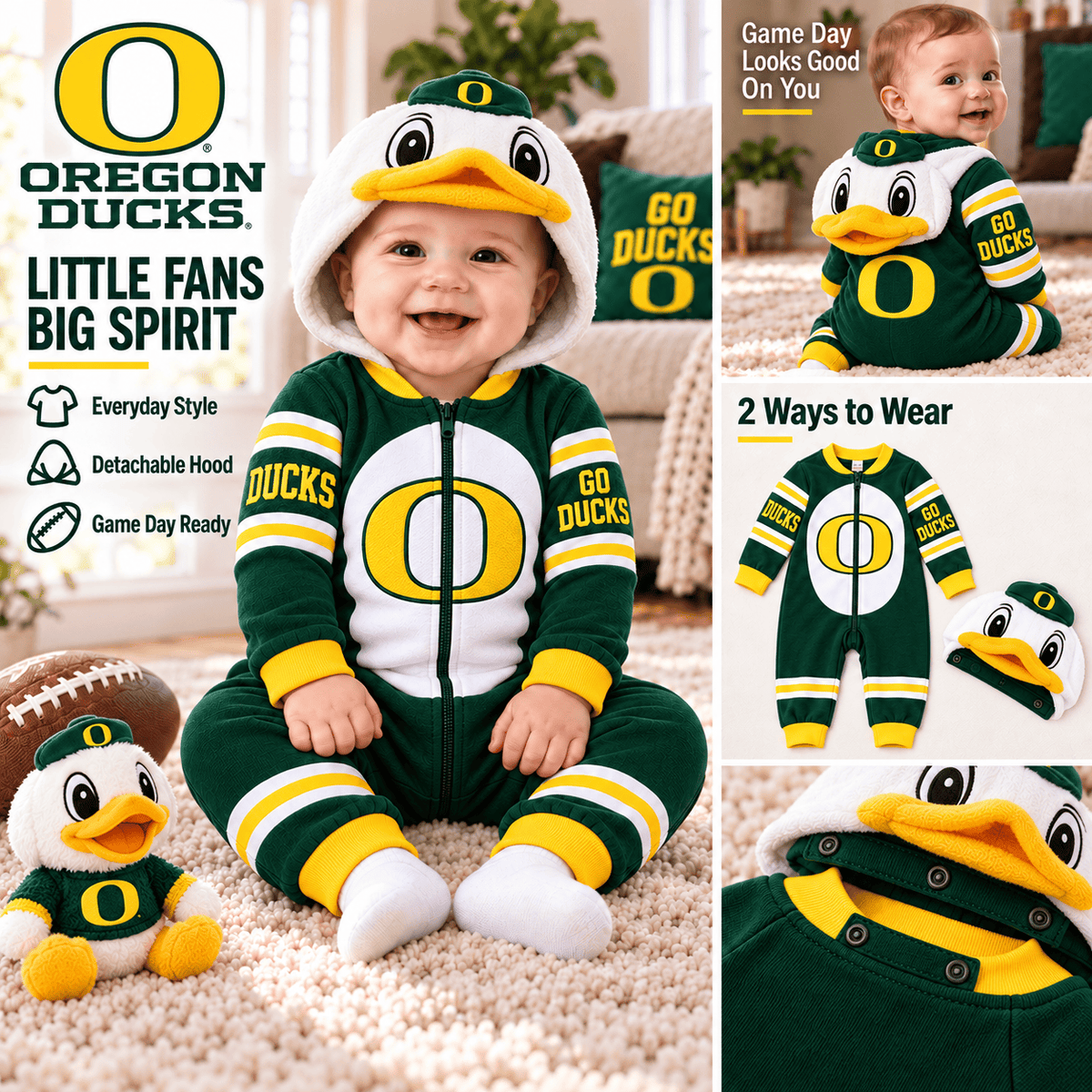 ORD Premium Hooded Romper TMH