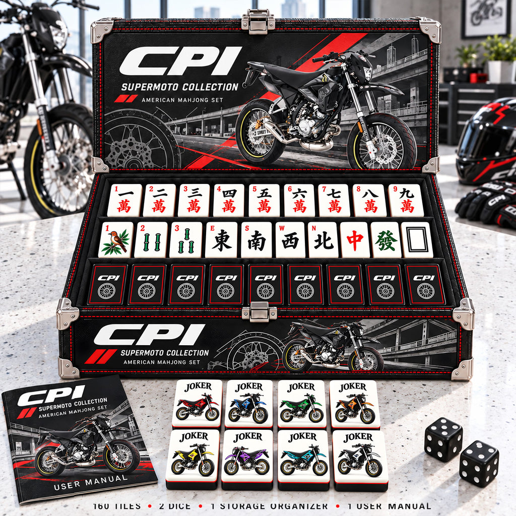 Premium CPI Mahjong Tiles Set PVNA