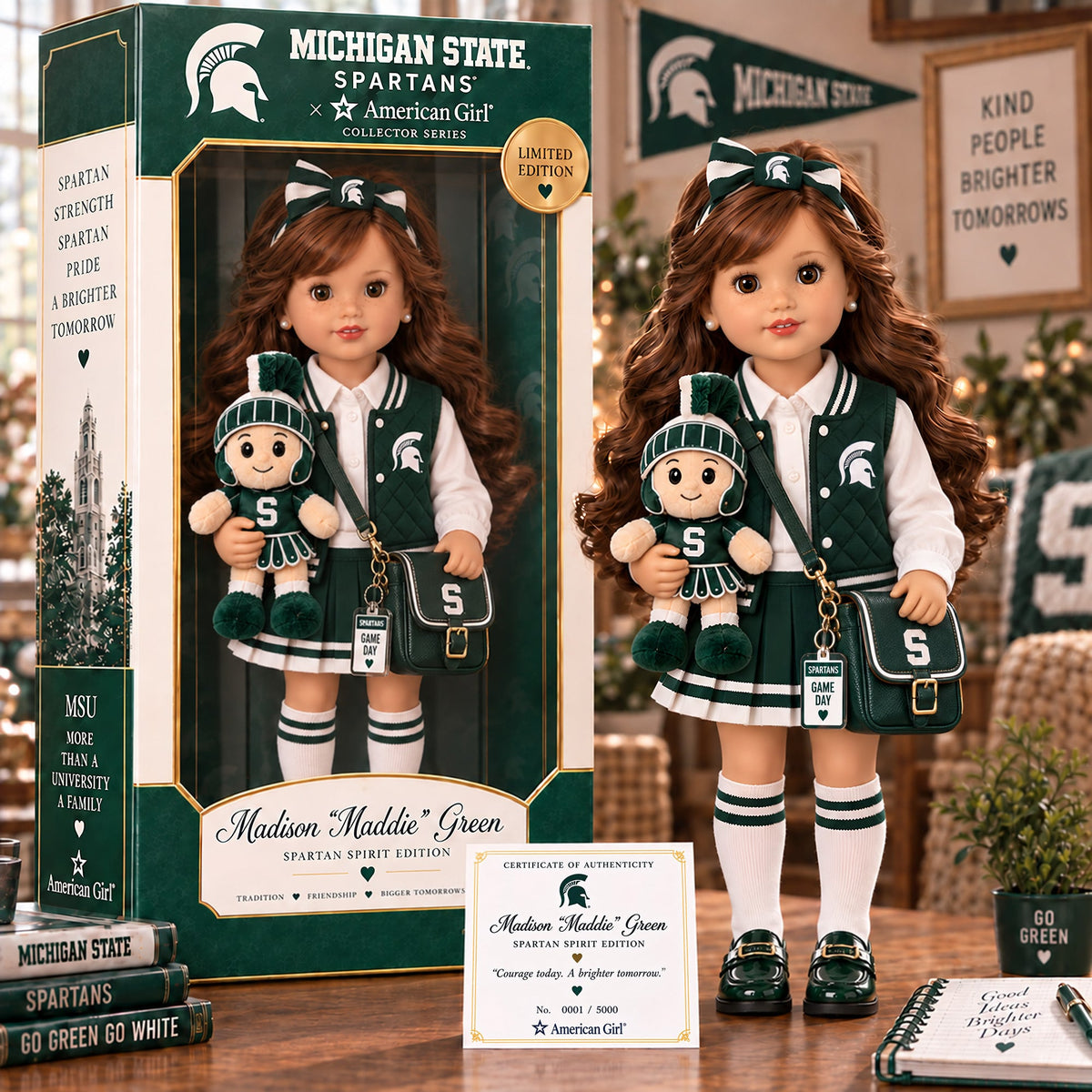 Premium MSU Commemorative Collector Doll PDL