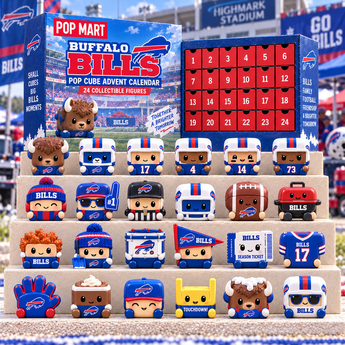 BFBL Premium Pop Cube Advent Calendar Set TTNL
